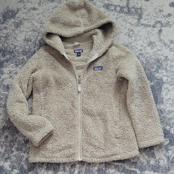 Patagonia Other - Patagonia Cream Sherpa Hoodie Sweatshirt